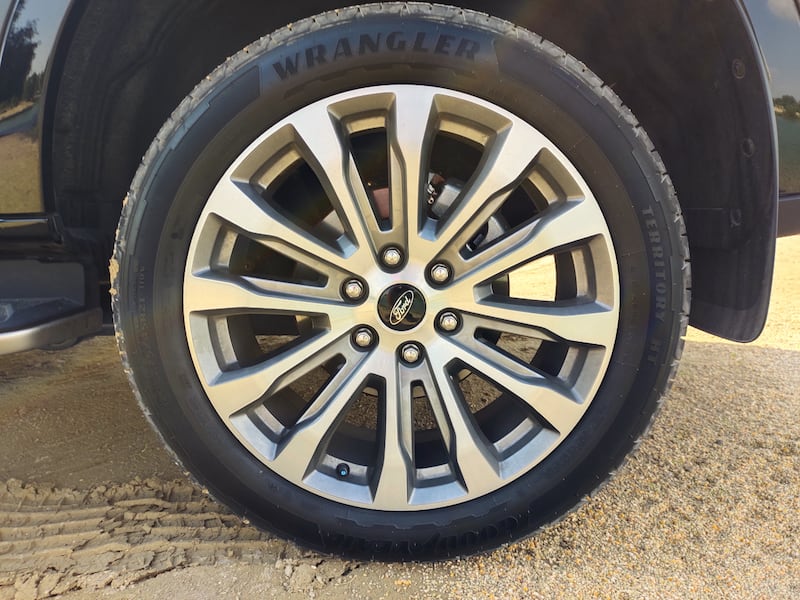 The Everest Limited comes with 21-inch rims