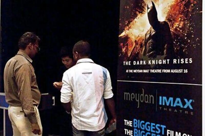 The Dark Knight Rises was an instant box-office smash when it was released in the United States on July 20, but its UAE release was delayed until last Thursday. Razan Alzayani / The National