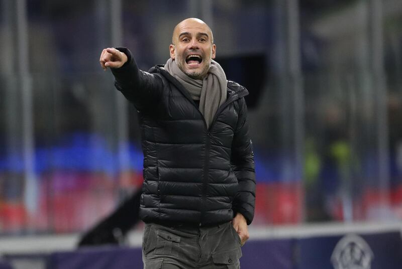 Manchester City manager Pep Guardiola. Reuters