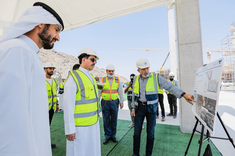 It has a capacity of around 30 million gallons of desalinated water, and is expected to be completed by April next year. 