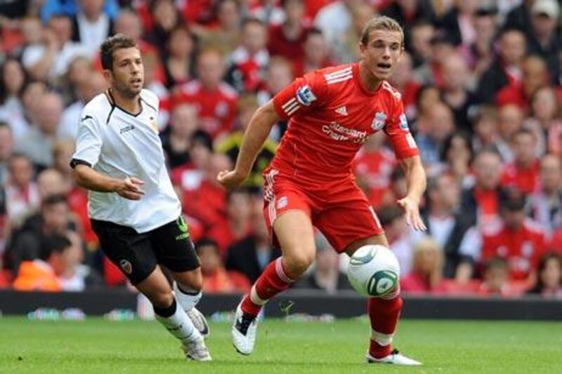 Jordan Henderson, the summer signing for Liverpool, is facing his old club, Sunderland.