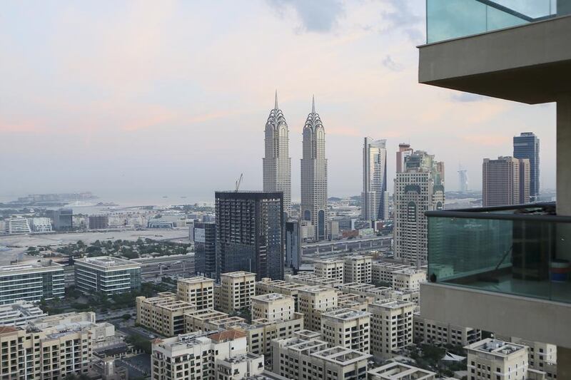 Price declines were steeper in the second quarter in Dubai, above, where there is a bigger supply of real estate than Abu Dhabi. Sarah Dea / The National