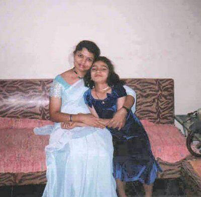 Rajesh Bhatt's wife Gayatri and daughter Prarthana. Courtesy Rajesh Bhatt