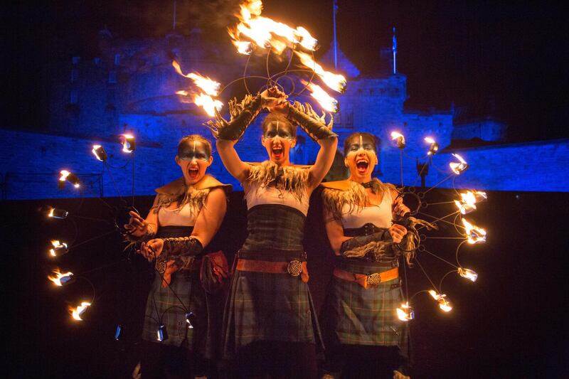 Edinburgh's Torchlight Procession stems from ancient Winter Solstice celebrations.  EPA/ROBERT PERRY