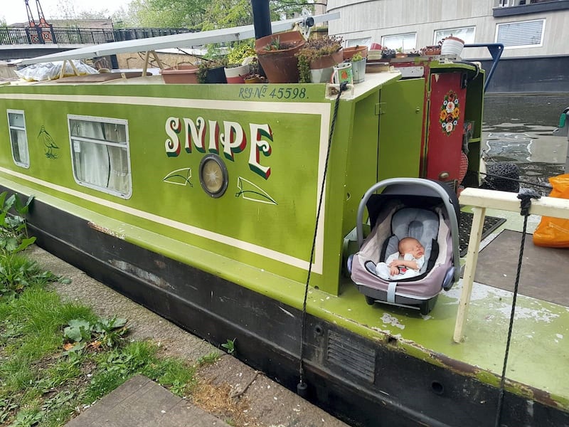 It's a 19-metre long, two-metre wide narrowboat without a mooring. Courtesy Kim Easton-Smith