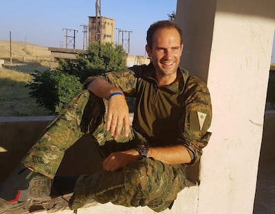 Macer Gifford spent three years with the YPG in Syria. Courtesy Macer Gifford.  