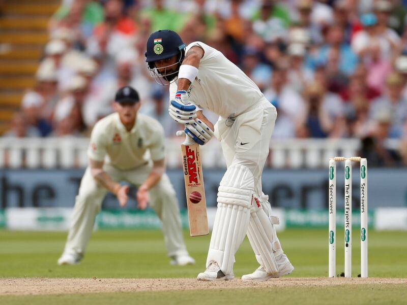 Cricket - England v India - First Test - Edgbaston, Birmingham, Britain - August 3, 2018   India's Virat Kohli in action   Action Images via Reuters/Andrew Boyers