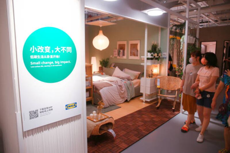 Ikea stores in China are set to trial a new interactive way of shopping