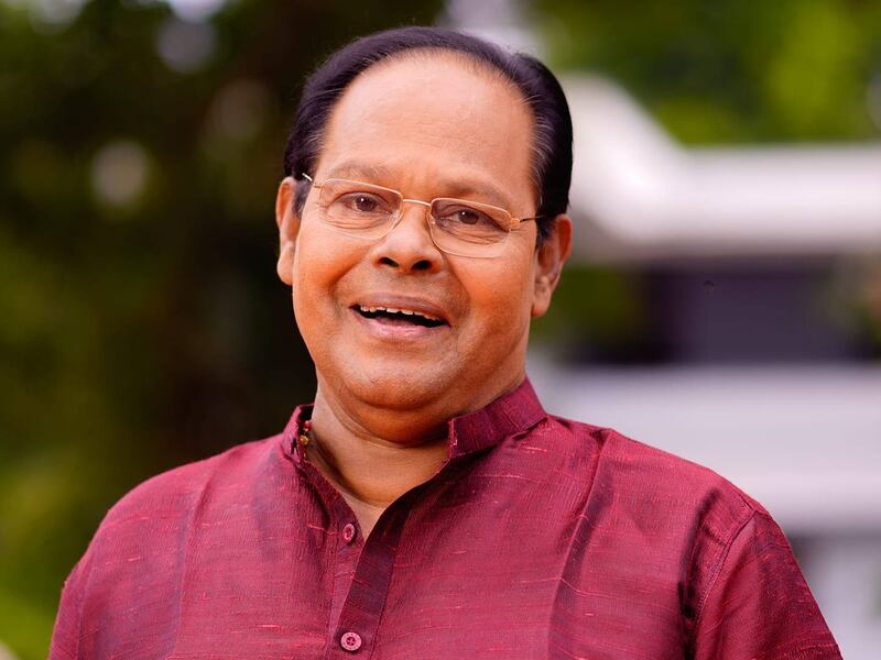 Malayalam actor Innocent had been receiving treatment for Covid-19-related respiratory issues. Photo: Innocent / Facebook