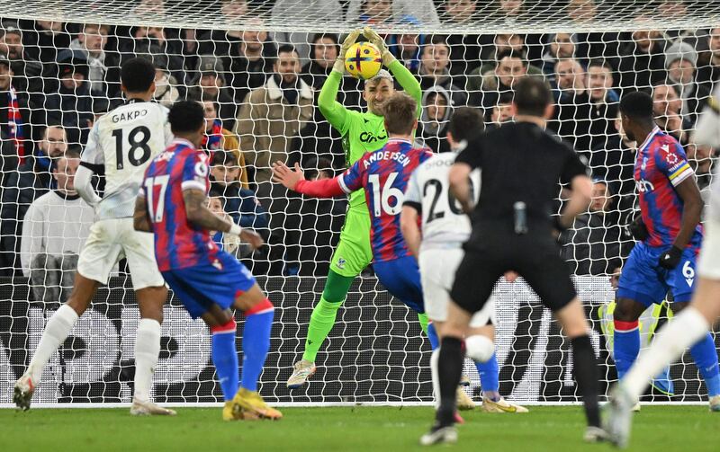 CRYSTAL PALACE RATINGS: Vicente Guaita - 7. Wasn’t  needed to make a save in the first half. Looked convincing when called upon to deal with crosses in the second. AFP