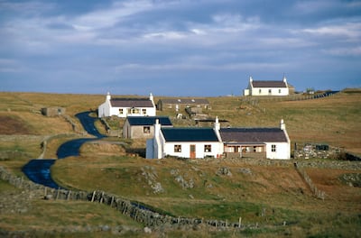 Barely 50 people live on Fair Isle. Photo: National Trust for Scotland