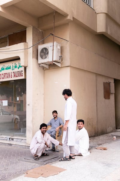 ABU DHABI, UNITED ARAB EMIRATES - JUNE 10, 2018. 

Abu Dhabi neighborhood: E20-02, known as Tankar Mai (water tank).

(Photo by Reem Mohammed/The National)

Reporter: John Dennehy
Section: NA 