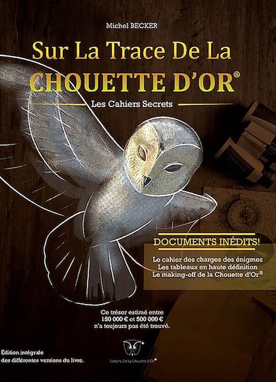 The book Sur La Trace de La Chouette d'Or sparked a nationwide treasure hunt in France. Photo: Herme