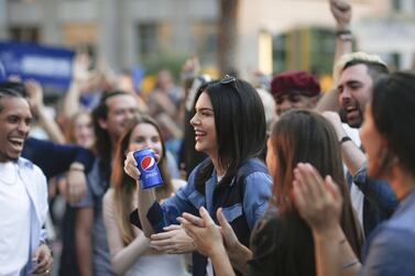 Pepsi has dumped its new commercial following social media backlash. Kendall Jenner featured in the ad campaign titled Jump In. Courtesy Pepsi 