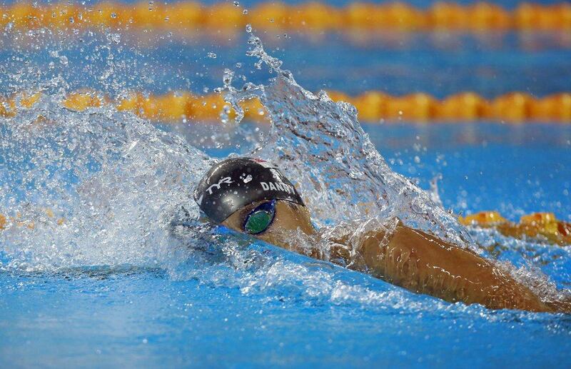 Swimmer Danny Yeo Kai Quan of Singapore competes during the men’s 4x200m Freestyle Relay final at the 27th SEA Games in Naypyitaw in this December 12, 2013 file photo. (REUTERS/Soe Zeya Tun)