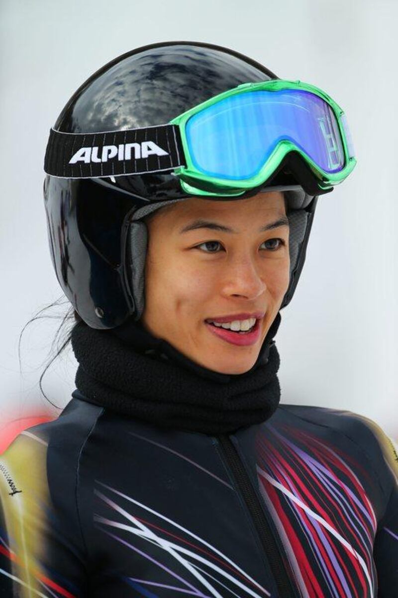 Vanessa Mae is competing for Thailand in the women's giant slalom at the Winter Olympics. Clive Rose / Getty Images  