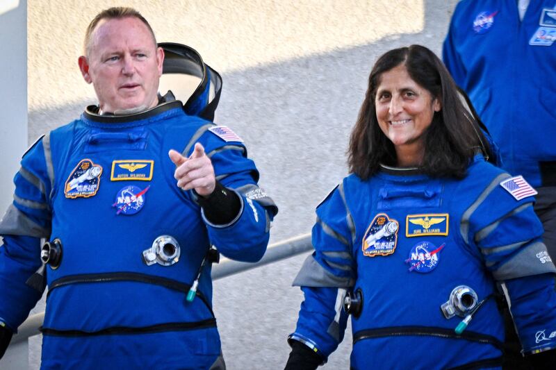 Spacecraft commander Barry 'Butch' Wilmore and pilot Suni Williams were due to take off in Boeing's first astronaut launch. AFP