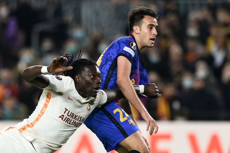 Eric Garcia 6. The last man when Gomis put the ball in the net and 7,000 Galatasaray fans around the stadium celebrated. It was offside, though. AFP