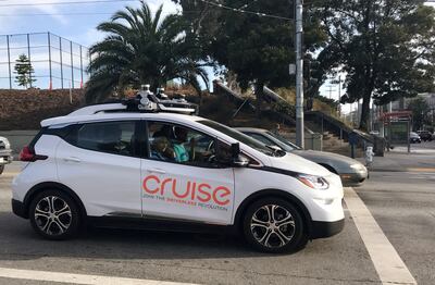 A Cruise self-driving car. Reuters