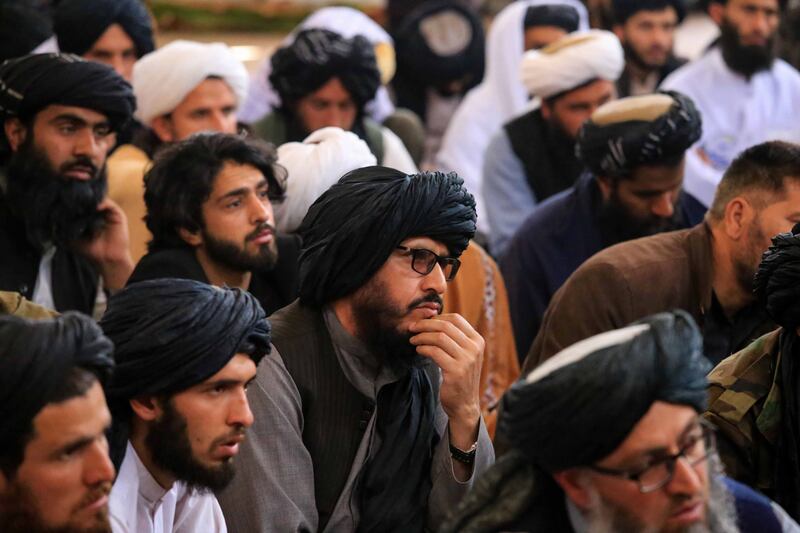 Members of the Taliban attended a course that introduces participants to the Indian business and cultural scene. EPA