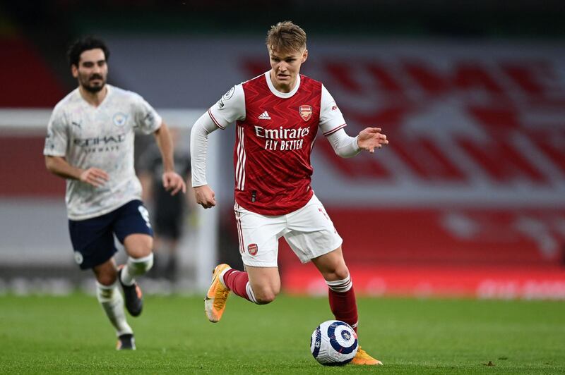 Martin Odegaard 4 – Playing in the No 10 role, he came up against his biggest challenge yet since his move to Arsenal in Fernandinho. He simply couldn’t get into the game. AFP