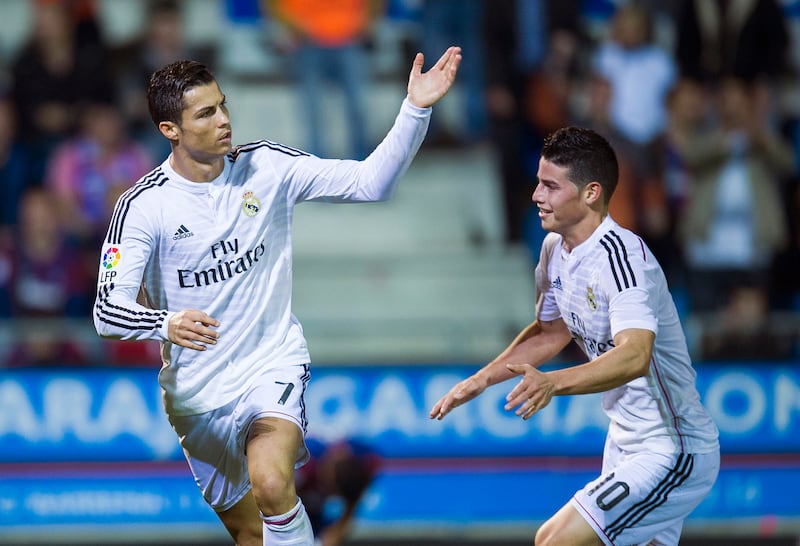 7) Real Madrid 2014/15 (22 matches). Getty Images