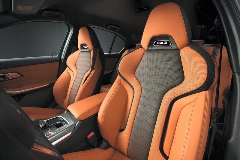Some orange stylings in the M3.