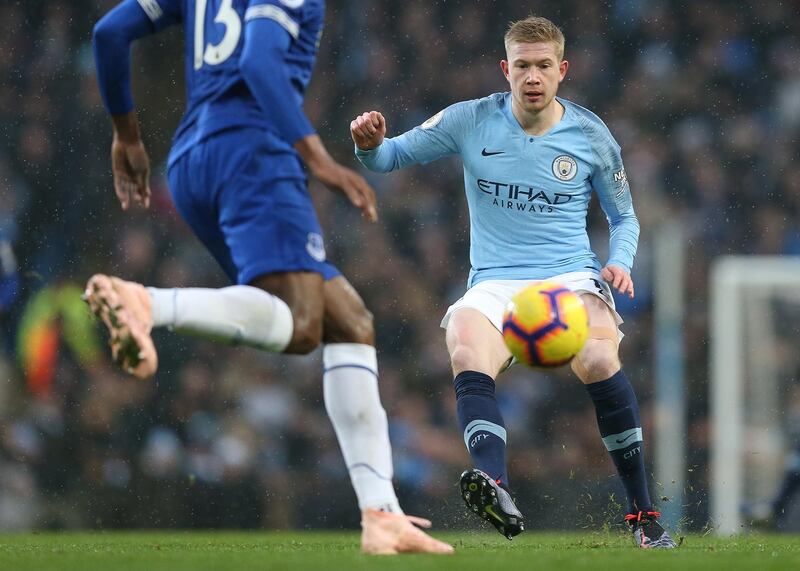 Manchester City's  Kevin De Bruyne in action. EPA