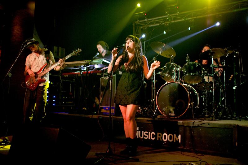 Dubai, May 01, 2012 -- The Boxtones perform at open mic night at Music Room bar at Majestic Hotel in Bur Dubai, May 01, 2012. (Photo by: Sarah Dea/The National)