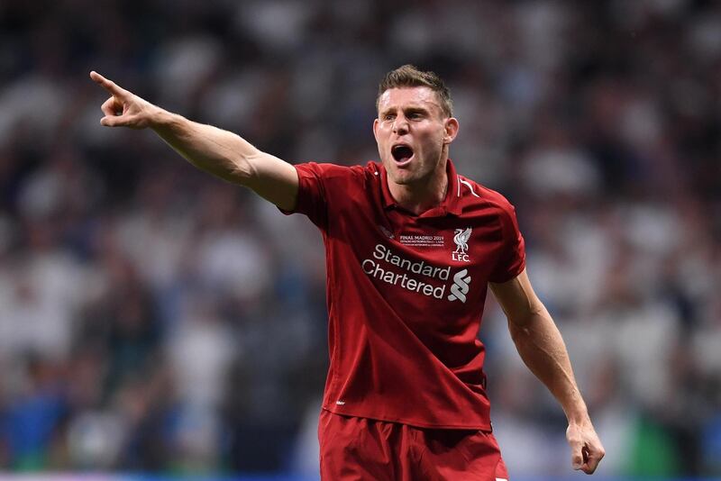 James Milner (for Wijnaldum, 62mins) 6/10. Usual committed displayed from the midfielder and had a chance creep past the post. Getty Images