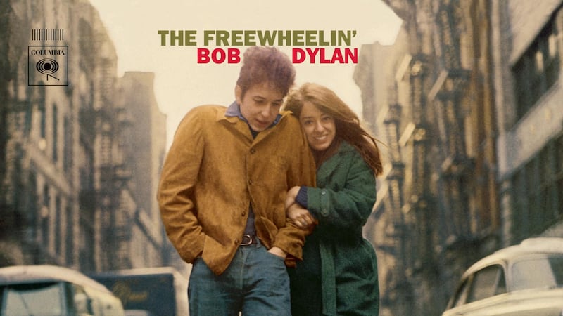 'The Freewheelin' Bob Dylan' album cover could be your next Zoom background. Courtesy Sony Music