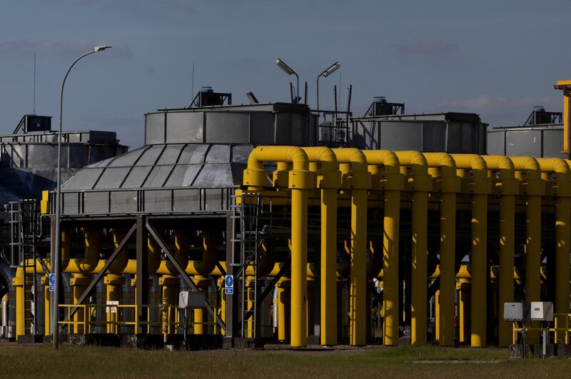 A gas compressor station in Poland that is part of the Yamal pipeline network that links Russia with western Europe. Reuters