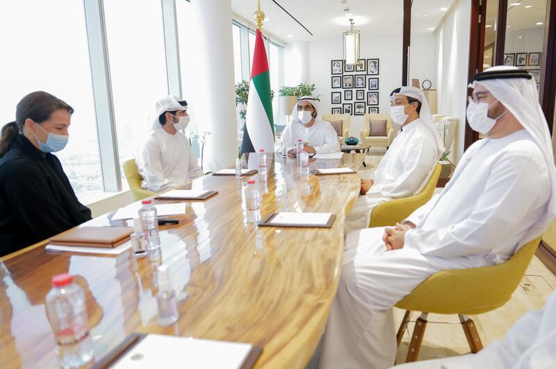 Sheikh Mohammed bin Rashid, Vice President and Ruler of Dubai, held talks with Mariam Al Mheiri, Minister of State for Food Security. Wam