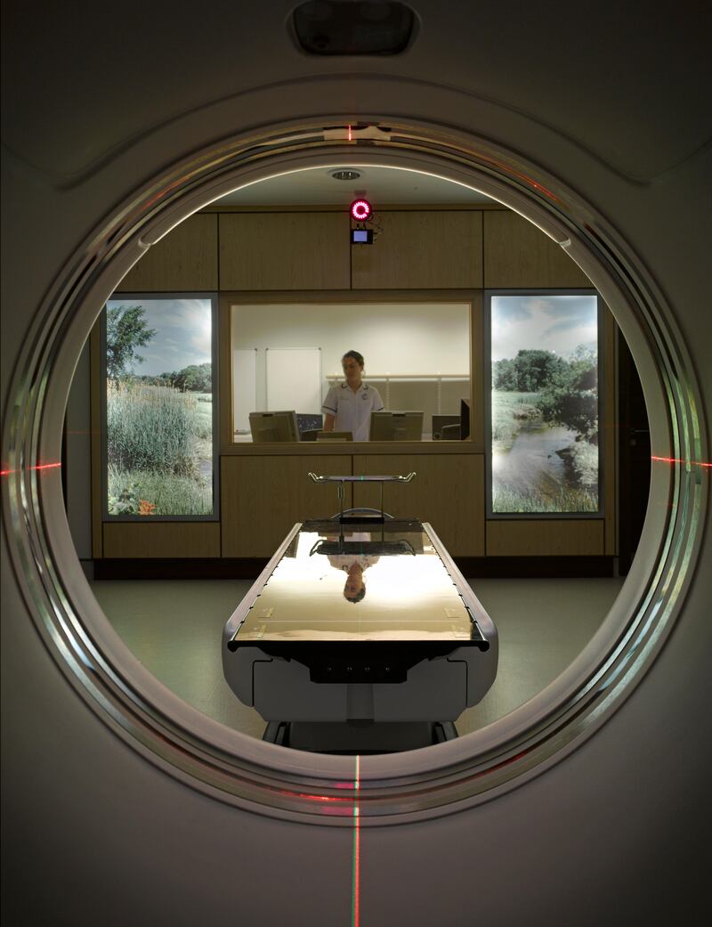 The London Clinic, Devonshire Place, London, W1, United Kingdom, Architect: Anshen + Allen, 2010, London Clinic-A Medical X-Ray Ct Scanner (Photo by View Pictures/UIG via Getty Images)