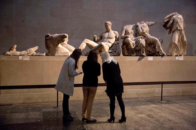Greece has repeatedly called for the permanent return from the British Museum of the 2,500-year-old sculptures. AP