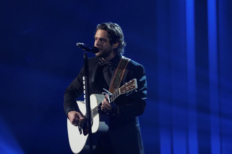 Thomas Rhett performs at the 54th annual Country Music Association Awards in Nashville, Tennessee. Reuters