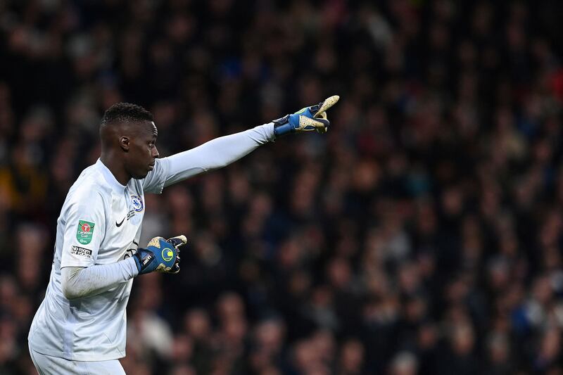 CHELSEA PLAYER RATINGS: Edouard Mendy - 8. The Senegalese made a series of superb saves, the best of which was a stop from Mane after blocking a Keita shot. His substitution for Kepa in the 120th minute was the most questionable decision of the game. AFP