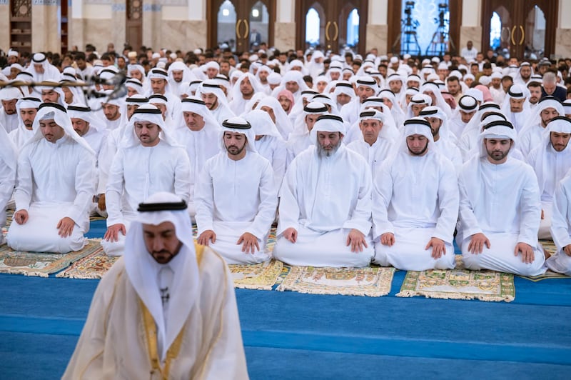 Sheikh Hamdan and Sheikh Maktoum were joined by several senior officials. Dubai Media Office