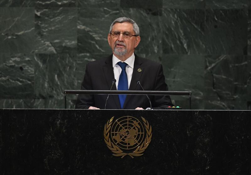 President of Cape Verde, Jorge Carlos de Almeida Fonseca, addresses the General Debate of the 73rd session of the General Assembly at the United Nations.  AFP