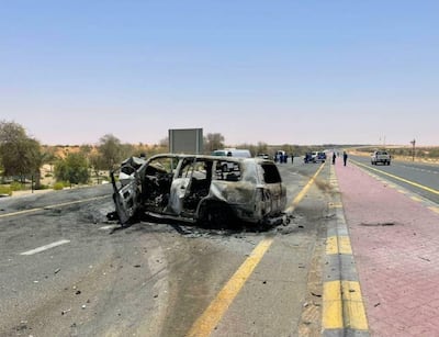 Road accidents, such as this one in Abu Dhabi, are a major fctor in the number of trauma-related deaths in the emirate. Courtesy: Abu Dhabi Police  