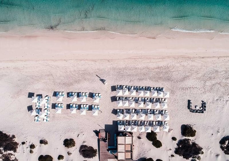 Saadiyat Beach Club has reopened access to its shoreline. Courtesy Saadiyat Beach Club