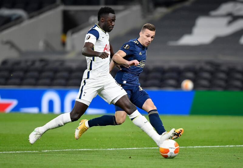 Davinson Sanchez - 7: Most worrying moment came in the opening minute when Orsic threatened straight from kick-off, a situation that was dealt with well. Booked for a challenge to stop an attack that had potential, but otherwise did his job well. Reuters