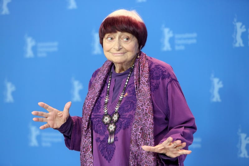 epa07470507 (FILE) French director Agnes Varda poses during the photocall of 'Varda by Agnes' (Varda par Agnes) during the 69th annual Berlin Film Festival, in Berlin, Germany, 13 February 2019 (reissued 29 March 2019). According to media reports on 29 March 2019, Varda has died, her family announced. She was 90.  EPA/ADAM BERRY