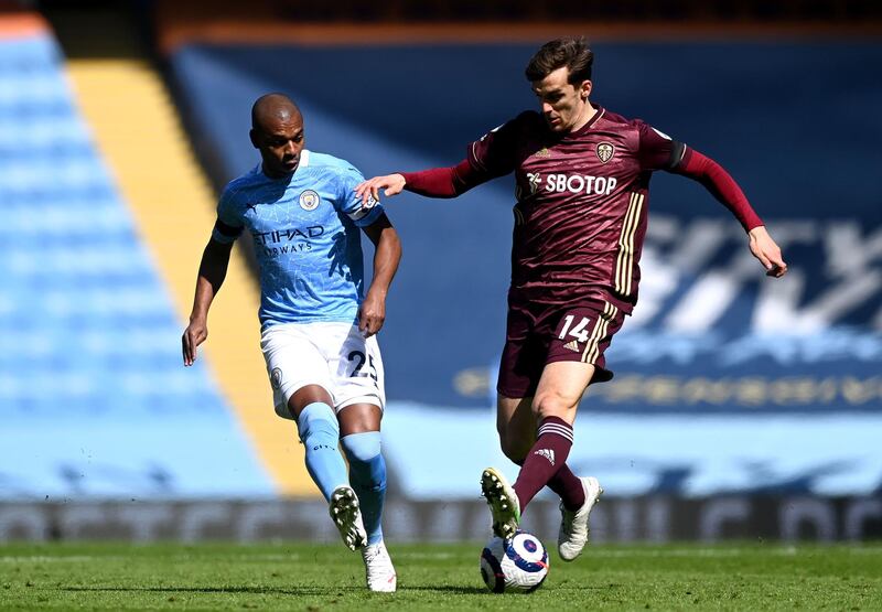Fernandinho - 8. Stepped out with the ball brilliantly, making a great run to set up a chance for Raheem Sterling, and eventually create the opening for the equaliser. Tested Illan Meslier with a couple of strikes from range. Booked for a foul on Raphinha. PA