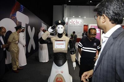 The 4th Gulf Information Security Exhibition and Conference last year saw the Dubai police unveil a robocop. Anna Nielsen for The National