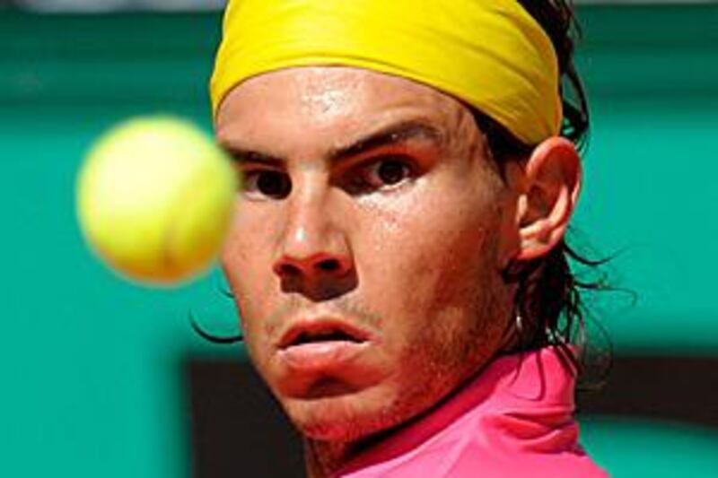 Rafael Nadal of Spain feels he is playing exceedingly well after his victory over Lleyton Hewitt in straight sets in the third round of the French Open.