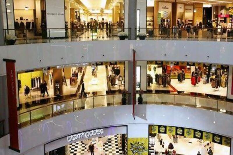 Dubai Mall has been used as collateral to secure Dh3.6 billion of financing from a trio of UAE banks. Satish Kumar / The National
