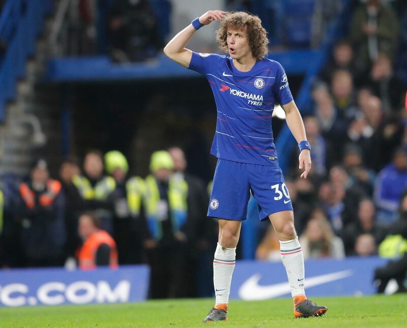 Centre-back: David Luiz (Chelsea) – Helped Chelsea keep two clean sheets and, in a difficult period, also provided N’Golo Kante’s winner at Palace with a fine pass. AP Photo