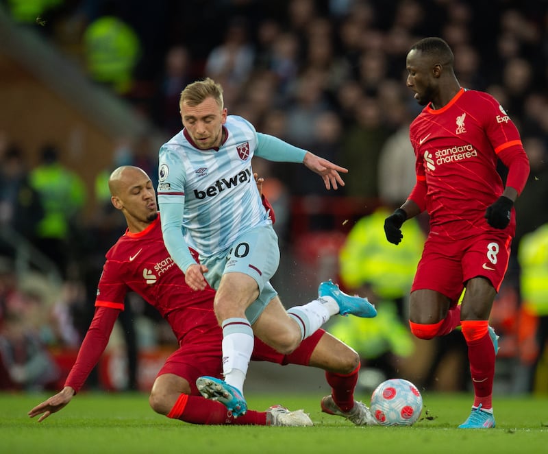 Fabinho - 5. The Brazilian failed to put his stamp on the midfield. He came out second best in a number of challenges and his passing was off beam. AFP