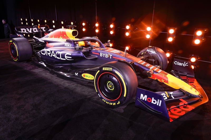 Red Bull's new RB19 car for the 2023 F1 season was unveiled in New York earlier this month. AP